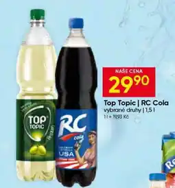 Hruška Top Topic RC Cola nabídka