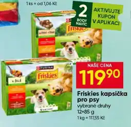 Hruška Friskies kapsička pro psy nabídka