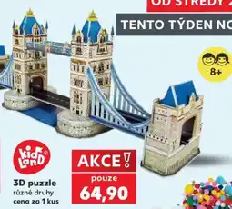 Kaufland KidLand 3D puzzle nabídka