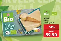 Kaufland BIO Máslo nabídka