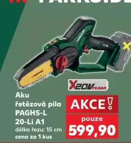Kaufland Aku řetězová pila PAGHS-L 20-Li A1 nabídka