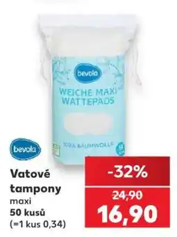 Kaufland Vatové tampony Maxi nabídka