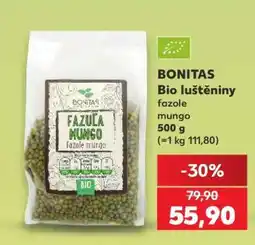 Kaufland BONITAS Bio luštěniny fazole mungo nabídka
