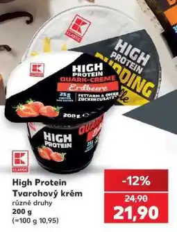 Kaufland High Protein Tvarohový krém nabídka