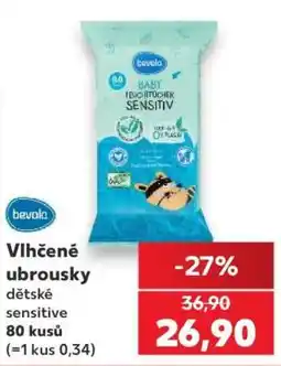Kaufland Vlhčené ubrousky dětské sensitive nabídka