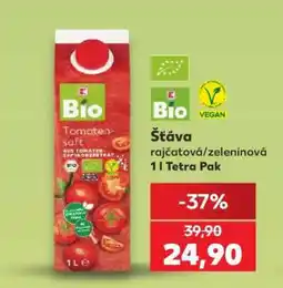 Kaufland Šťáva rajčatová/zeleninová 1 l Tetra Pak nabídka