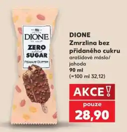 Kaufland DIONE Zmrzlina bez přidaného cukru nabídka