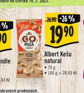 Jip Albert kešu natural nabídka