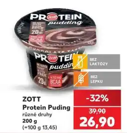 Kaufland Zott Protein puding nabídka