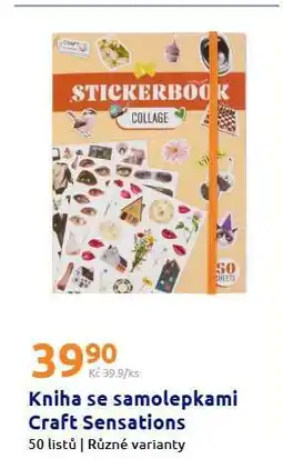 Action Kniha se samolepkami Craft Sensations nabídka