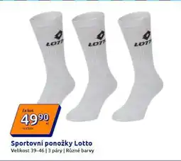 Action SPORTOVNÍ PONOŽKY LOTTO nabídka