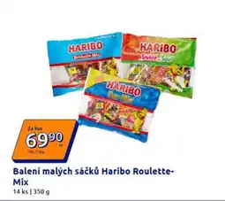 Action Balení malých sáčků Haribo Roulette-Mix nabídka