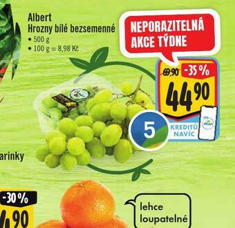 Jip Hrozny bílé bezsemenné nabídka