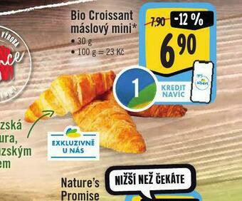 Jip Bio croissant máslový mini nabídka