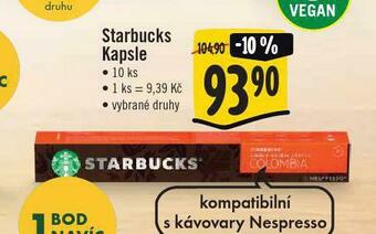 Jip Starbucks kapsle nabídka