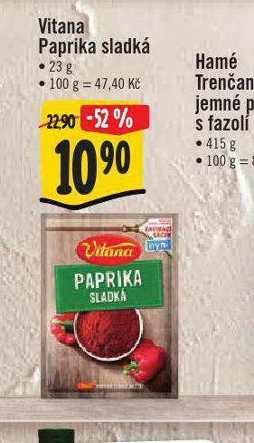 Jip Vitana paprika sladká nabídka