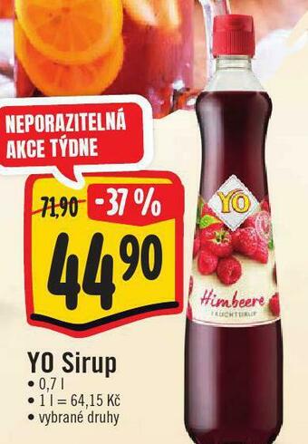 Jip Yo sirup nabídka
