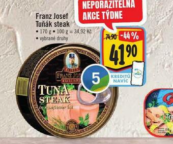 Jip Franz josef tuňák steak nabídka