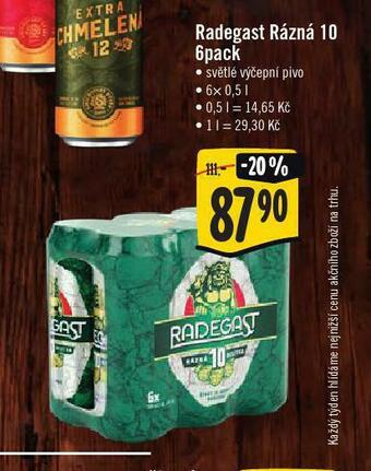 Jip Pivo radegast rázná 10 nabídka