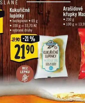 Jip Kukuřičné lupínky nabídka