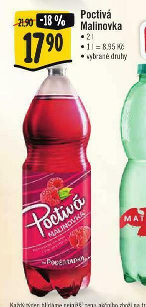 Jip Poctivá malinovka nabídka