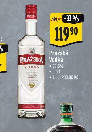 Jip Pražská vodka nabídka