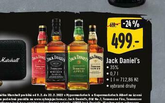 Jip Jack daniel´s nabídka