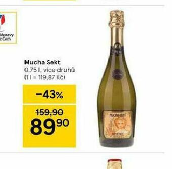 Tesco Mucha sekt nabídka