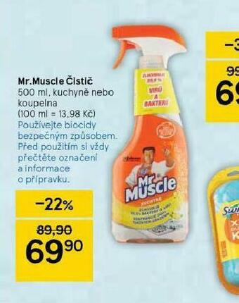 Tesco Mr. muscle čistič nabídka