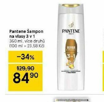 Tesco Pantene šampon nabídka