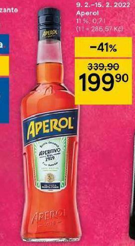 Tesco Aperol nabídka