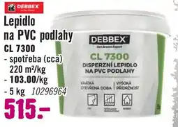 Hornbach Debbex disperzní lepidlo na pvc podlahy cl 7300 nabídka