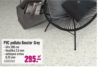Pvc podlaha booster grey