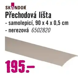 Hornbach Skandor přechodová lišta nabídka