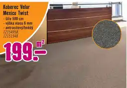 Hornbach Koberec Velur Mexico Twist nabídka