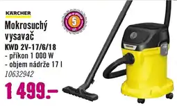 Hornbach Karcher mokrosuchy vysavač nabídka