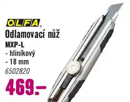 Hornbach Olfa odlamovací nůž MXP-L hliníkový 18 mm nabídka