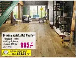 Hornbach Drevena Podlaha Dub Country nabídka