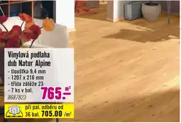 Hornbach Vinylová podlaha dub Natur Alpine nabídka