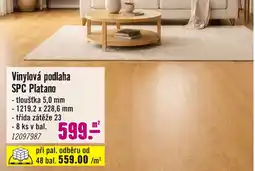 Hornbach Vinylová podlaha spc platano nabídka