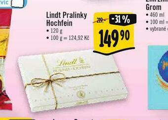 Albert Lindt pralinky hochfein nabídka