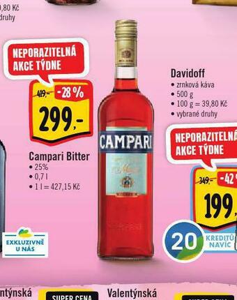 Albert Campari bitter nabídka