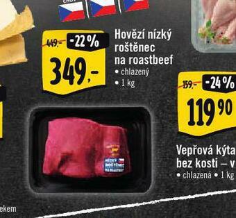 Albert Hovězí nízký roštěnec na roastbeef nabídka