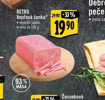 Albert Retro vepřová šunka nabídka