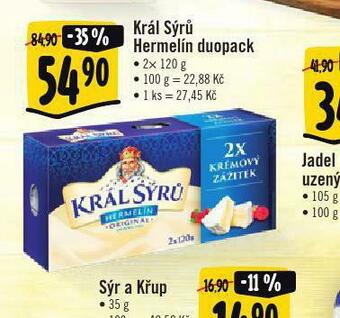 Albert Král sýrů duopack nabídka