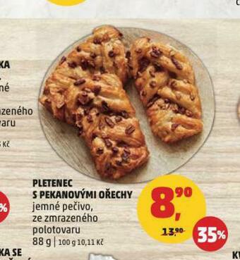 Penny Market Pletenec s pekanovými ořechy nabídka