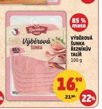 Penny Market Výběrová šunka nabídka