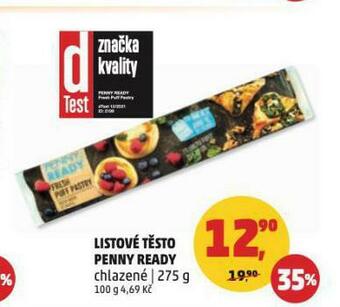 Penny Market Listové těsto nabídka