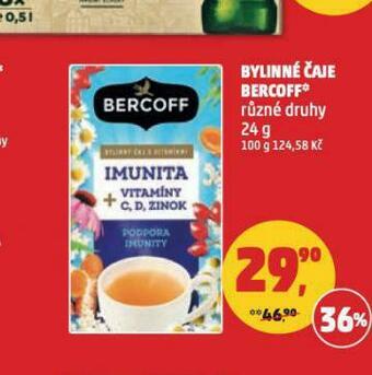Penny Market Bylinné čaje bercoff nabídka