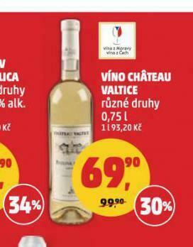 Penny Market Víno chateau valtice nabídka
